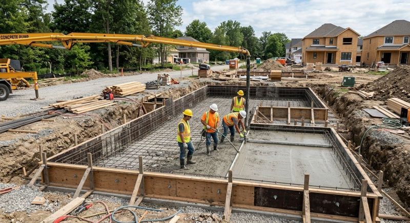 Concrete Foundation Installation in Land O Lakes, FL