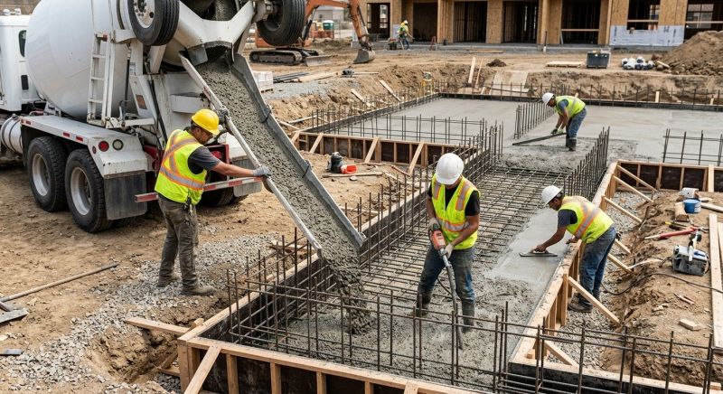 Foundation Wall Pouring in Oldsmar, FL