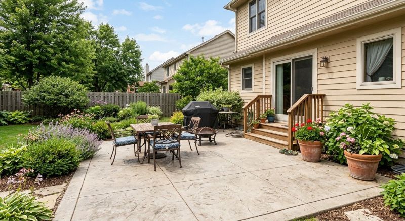 Concrete Patio Installation project example